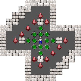 Уровень 25 — Brian Kents Sokoban2Ks Sokoban2K